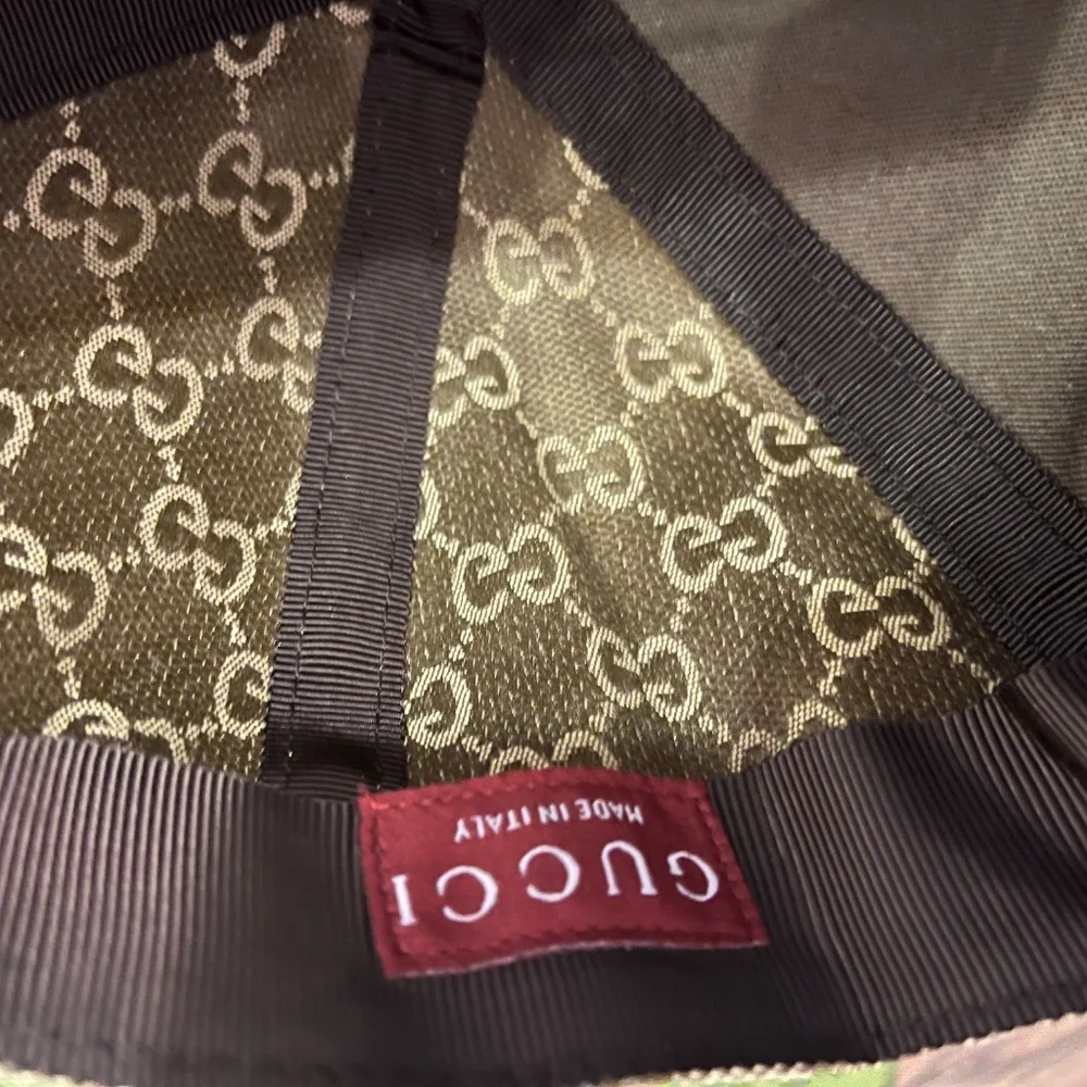 Authentic Gucci GG Original Canvas Hat With Web - Picture 4 of 5